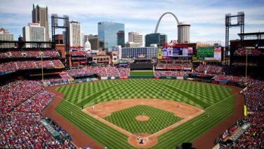 ST. LOUIS, MO &#8211; APRIL 06: an over all view of Busch Stadium during a MLB baseball game between the St. Louis Cardinals and the Chicago Cubs on April 06, 2017 at the Busch Stadium in Saint Louis, MO.  (Photo by Jimmy Simmons/Icon Sportwire)
