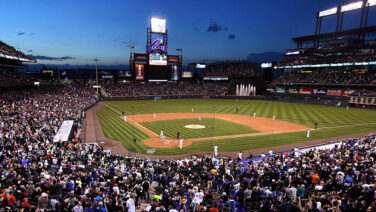 Stadium overview of Coors Field